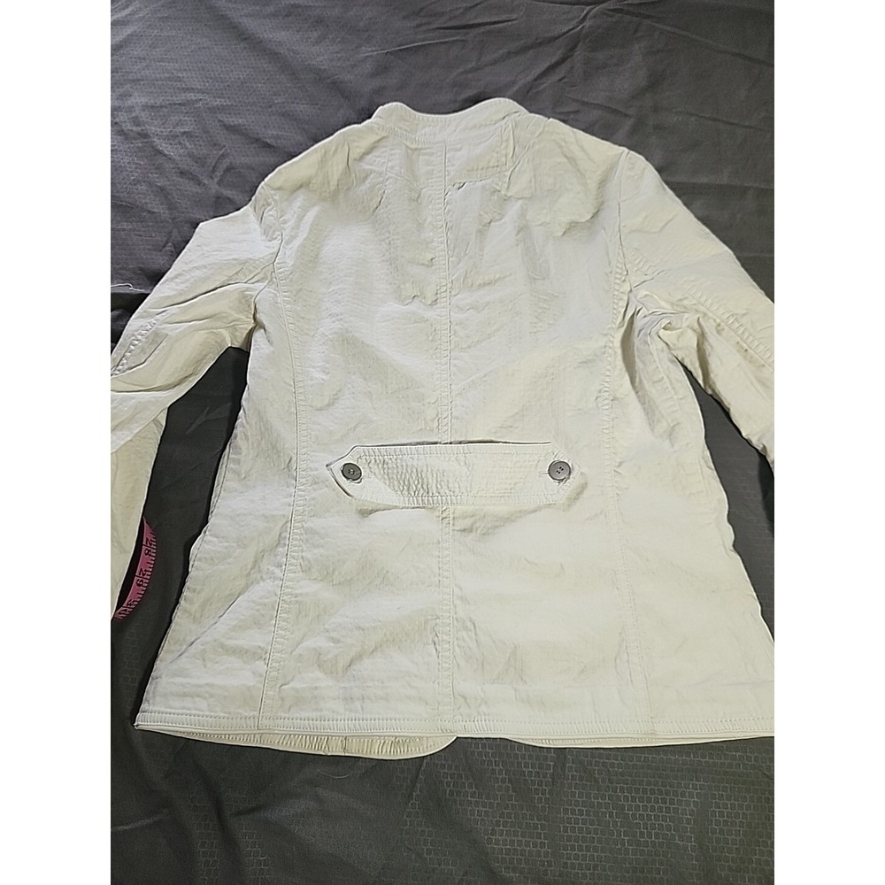 Talbots Cropped Jacket Mock Collar Long Sleeve Petites‎ 8 Stretch - Picture 9 of 9